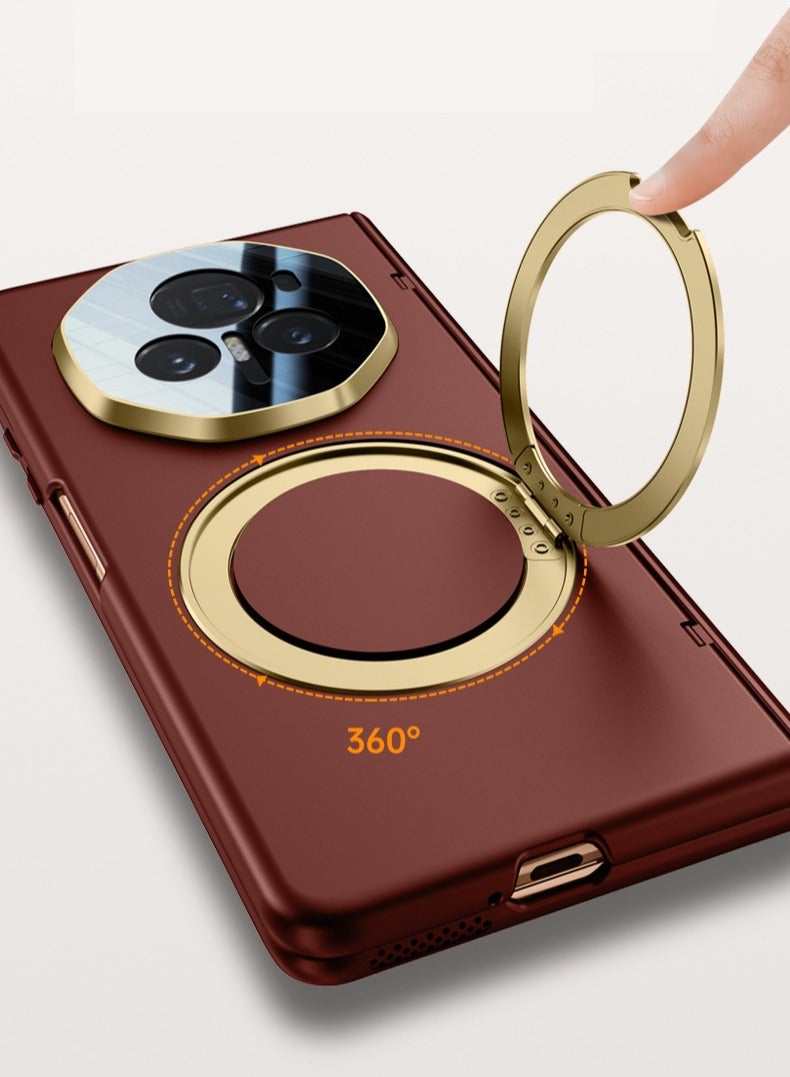 general Compatible with Honor Magic V3 Magnetic Hinge Protection Case, Rotatable Bracket Stand Back Cover with Privacy Screen Protector For Magic V3 - Image 2