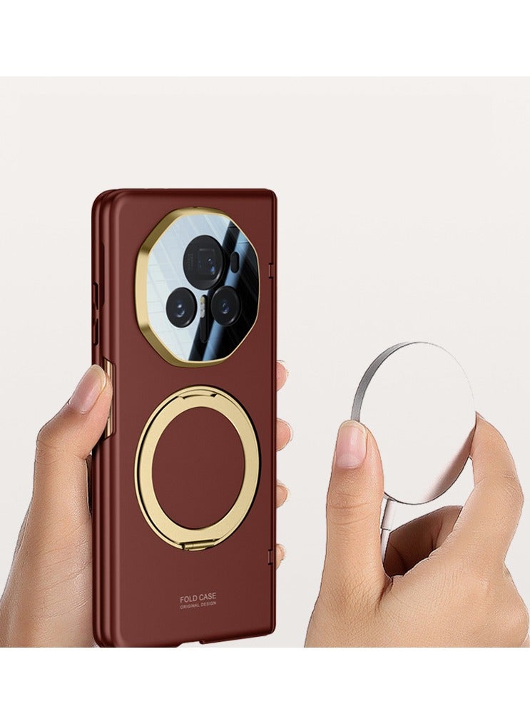 general Compatible with Honor Magic V3 Magnetic Hinge Protection Case, Rotatable Bracket Stand Back Cover with Privacy Screen Protector For Magic V3 - Image 4