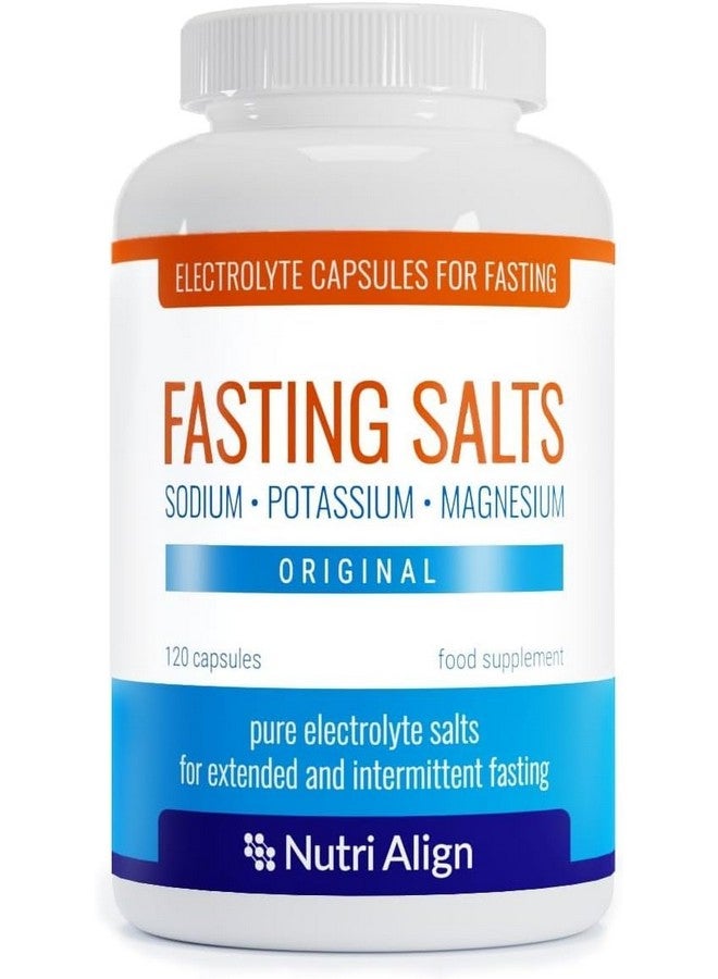 Nutri-Align Fasting Salts Fasting Electrolytes, 120 Capsules | Pure Electrolyte Capsules for Fasting - Intermittent & Extended Fasting | Sodium Potassium Magnesium Electrolytes | Sugar & Filler Free - Image 1