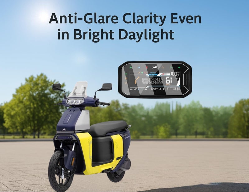 Wisely Premium Screen Guard for New TVS Orbiter Electric Scooter (2025) - TFT Display Digital Meter Protector - HD Clear, Full Cover - Easy Installation Kit - Scooty Instrument Cluster Accessories - Image 4