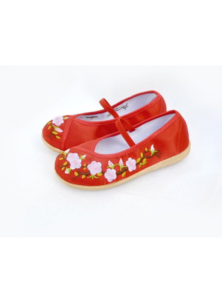 general Traditional Chinese Hanfu Shoes for Kids - Ethnic Embroidery Cloth Shoes with Cultural Charm (Perfect for Hanfu/Qipao/Performance)