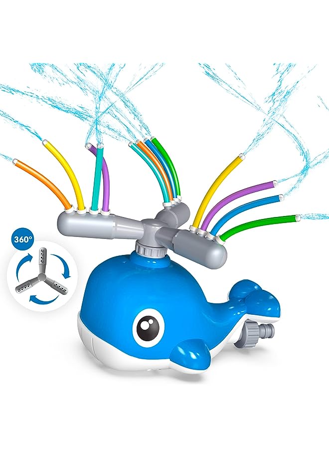 IAF Spray Toys for Kids, Outdoor Water Spray Sprinkler Attaches to Garden Hose & Sprays for Backyard Fun, Summer Splashing Water Play Outdoor Toys for Toddlers Boys Girls Backyard - Image 1