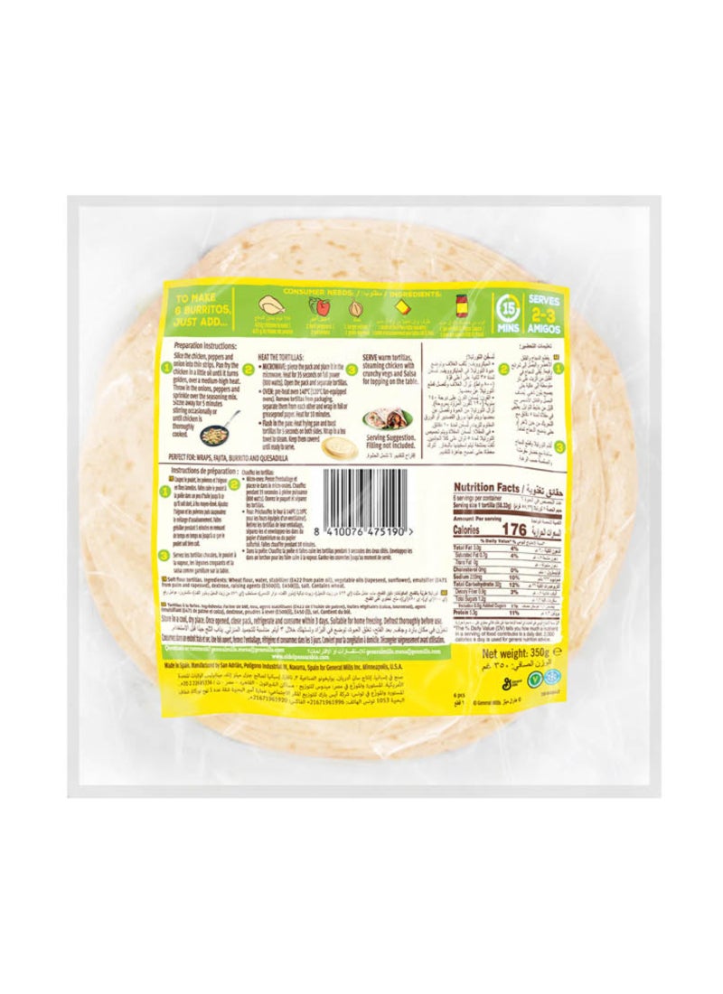 Old El Paso لفائف التورتيلا الكبيرة الناعمة بالدقيق - Image 2