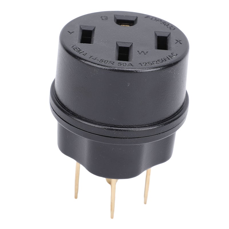 Generator Adapter Plug 50A Support for NEMA 14-50P to 14-50R for RV Campground Generator Power Socket - Image 4