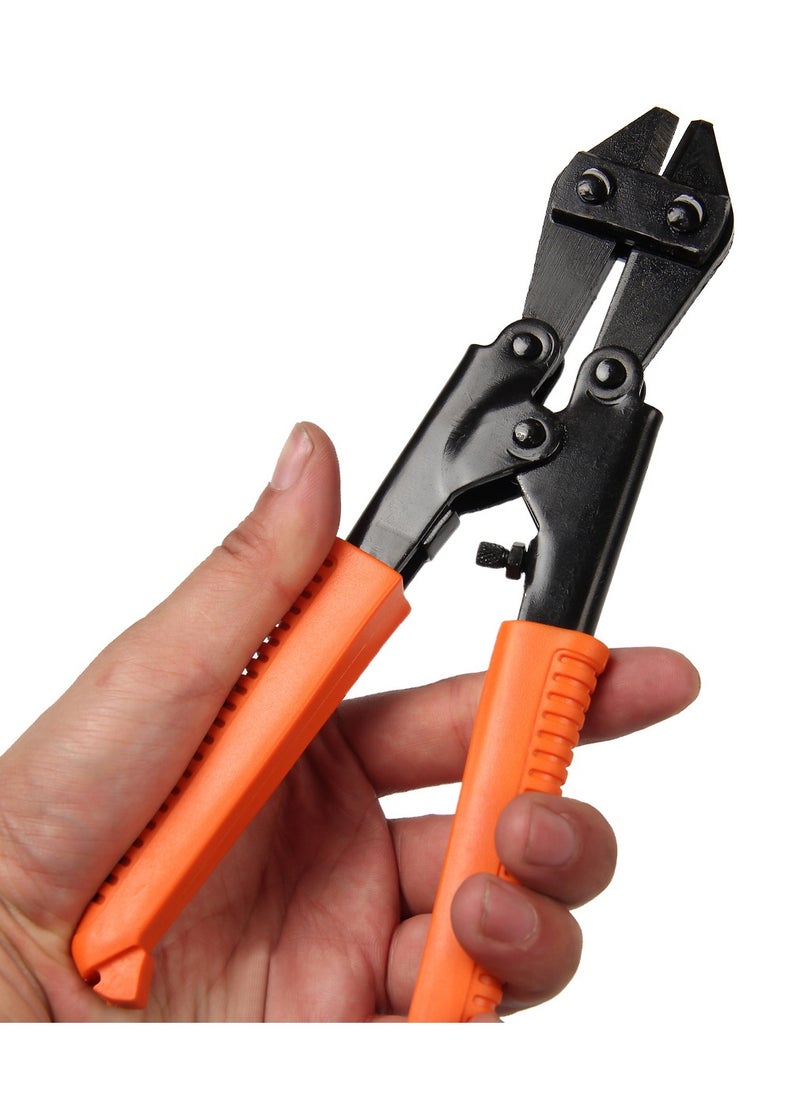 KSEIBI - Mini Bolt Cutter 8 Inch, Wire Cutters Small & Portable Design with Soft Grip Anti-Slip Handle, Spring Loaded, CR-V Steel for Cutting Rope, Rivets, Chain of Copper or Aluminum, Wires, Screws and Fence. - Image 1