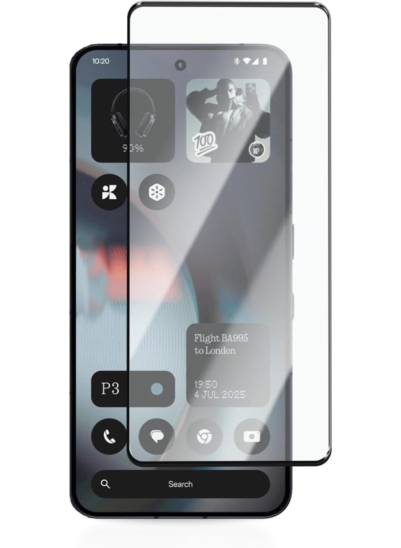 بورتوني هاتف Nothing Phone 3 مصنوع من زجاج مقوى بصلابة 9H ووضوح عالي، زجاج مضاد للخدش وخالٍ من الفقاعات لهاتف Nothing Phone 3 مقاس 6.67 بوصة - Image 1