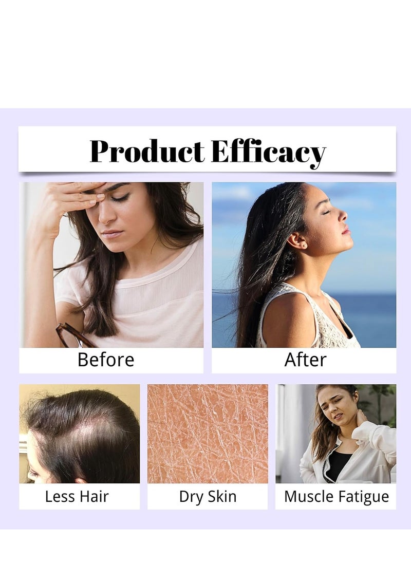 WoodSleep Lavender Oil Massage Oils For Massage Therapy, Massage Oils For Date Night, Massage Oil For Muscle Pain, Gua Sha Relaxing Body Oil, Natural Lavender Oil For Skin Hair, Fragrance Hair Oil For Women Men  - Image 4