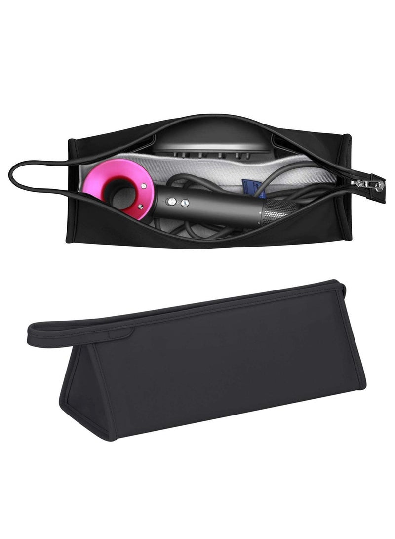 Sweet seven Travel Organizer for Dyson Curling Iron Styler - Portable Case for Hair Dryer, Styler, and Accessories - Black - Image 1