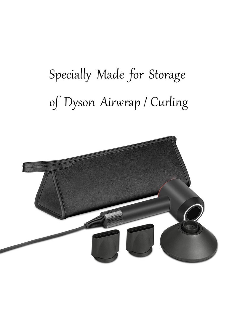 Sweet seven Travel Organizer for Dyson Curling Iron Styler - Portable Case for Hair Dryer, Styler, and Accessories - Black - Image 3