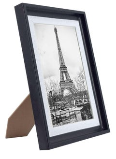 Decorhills Photo Frame Single with Tabletop & Wall Mount Display for 5x7 Inch Photo Size, Ideal Addition to Any Décor Elegant Black Frame, 2-Piece  - Image 4
