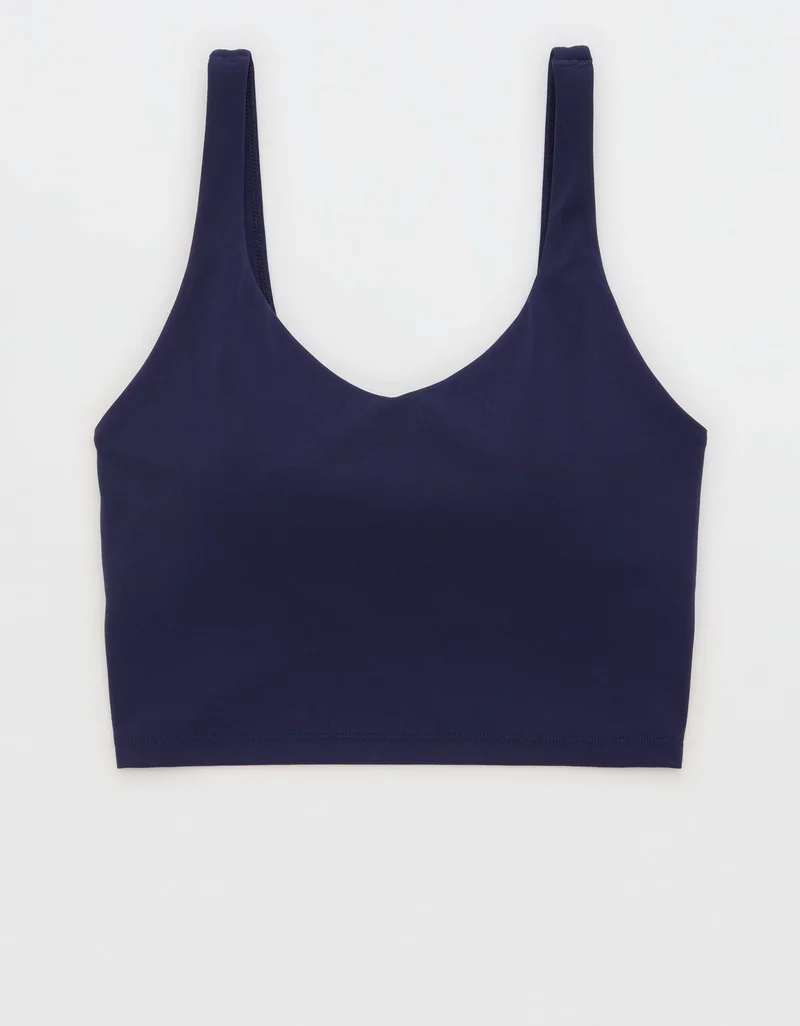 Aerie  OFFLINE By Aerie Real Me Low Key Longline Sports Bra for Women | Best Price UAE