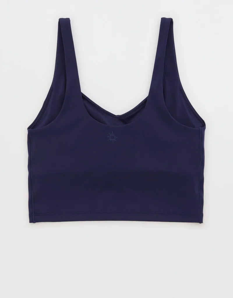 Aerie  OFFLINE By Aerie Real Me Low Key Longline Sports Bra for Women | Best Price UAE
