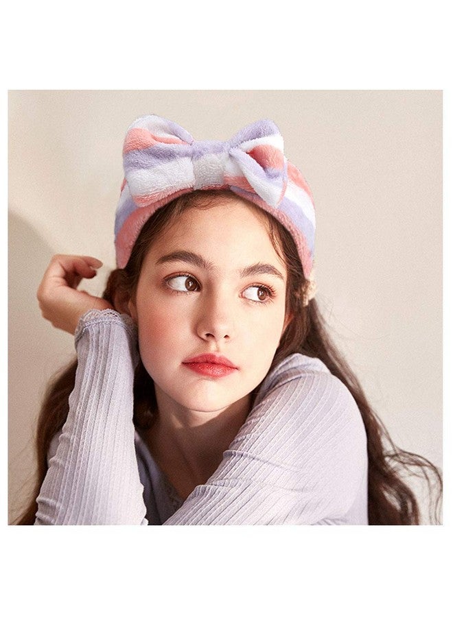 Canitor 10 Pack Spa Headbands Towel Headbands For Washing Face Bow Headbands For Women Spa Headbands Facial Headband - Image 3