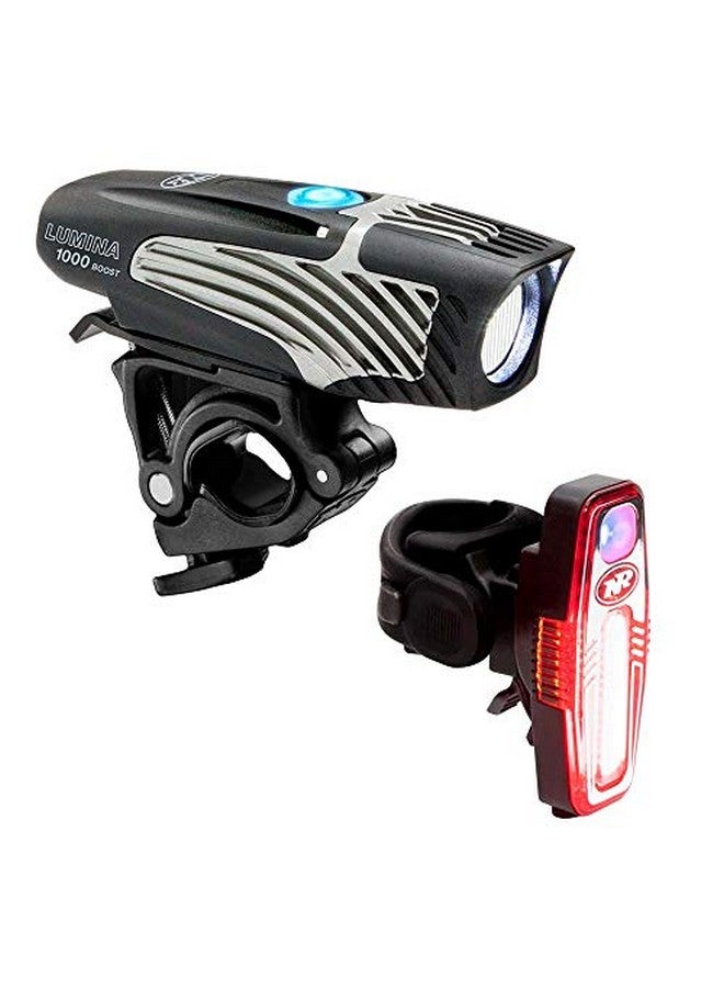 NiteRider Lumina 1000 Boost Front Bike Light Sabre 110 Rear Bike Light Combo Pack Led Usb Rechargeable Bicycle Headlight Water Resistant Mountain Road City Commuting Cycling Safety - Image 1