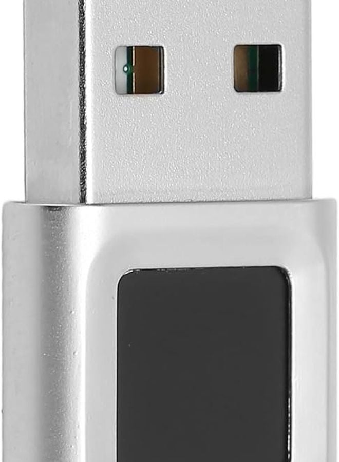 USB Fingerprint Reader Black 360 Degree Touch High Sensitivity Sensor Fast Matching Auto Improvement Compatible Windows 10 11 - Image 1
