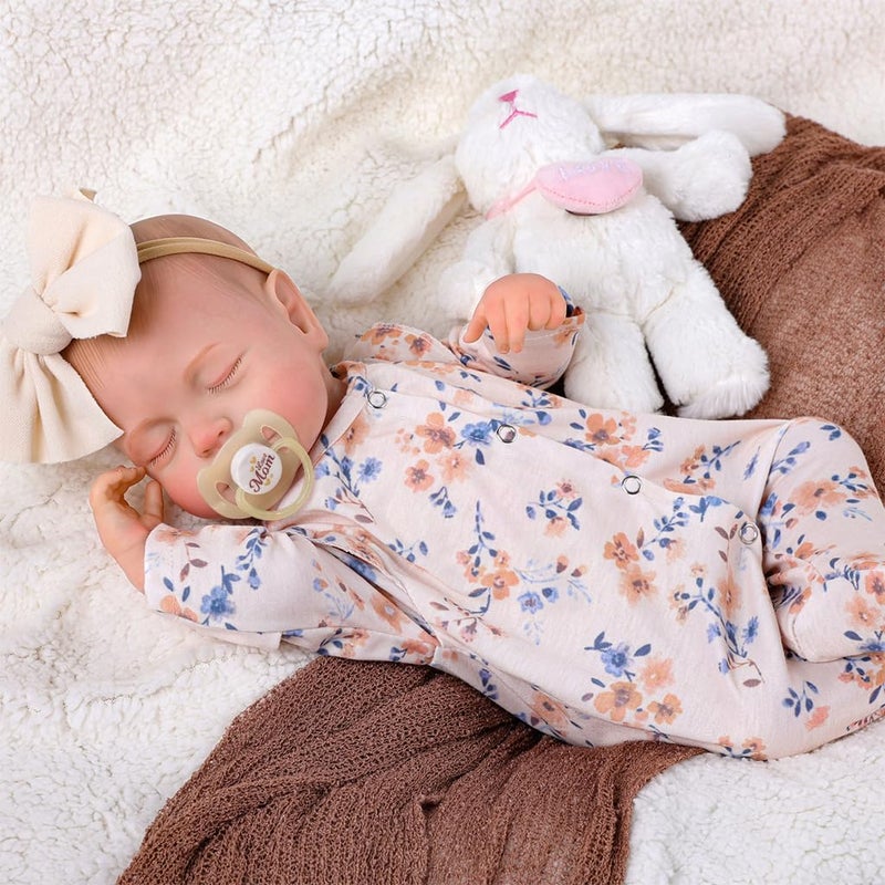 BABESIDE Reborn Baby Dolls 20 Inch Realistic Newborn Dolls Real Life Baby Girl with Weighted Cloth Body Gift Toy for Age 3 - Image 2