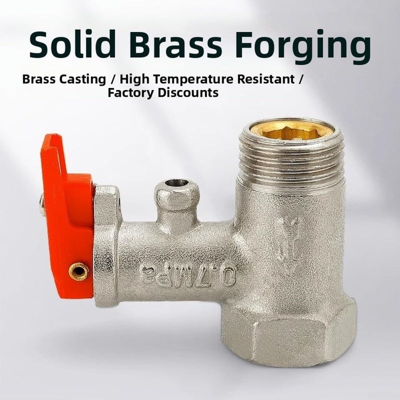 All Copper 4 Inch Water Heater Safety Valve Pressure Relief Check Valve 1 0 MPa - Image 4