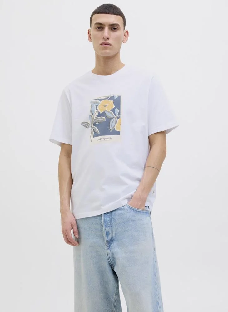 JACK & JONES JORALMERIA FRONT TEE SS CREW NECK