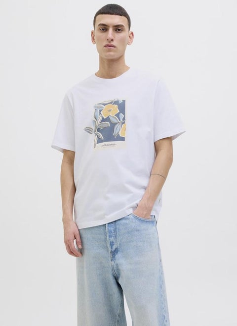 JORALMERIA FRONT TEE SS CREW NECK