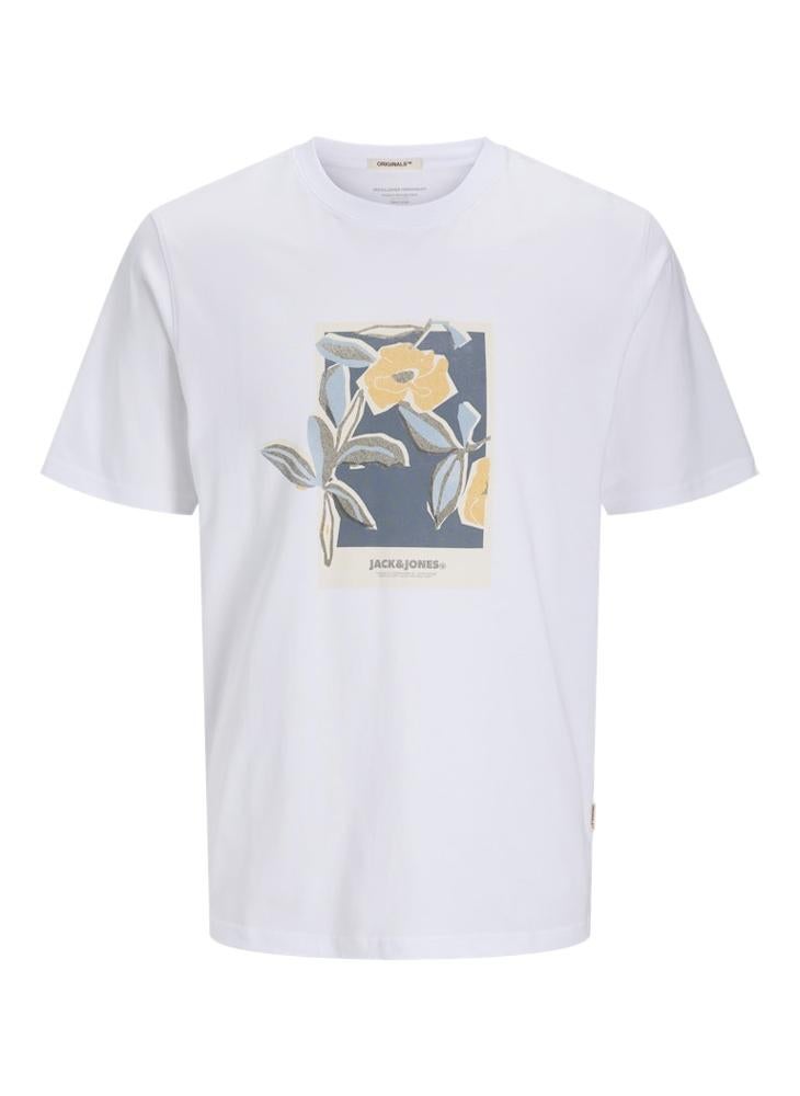 JORALMERIA FRONT TEE SS CREW NECK