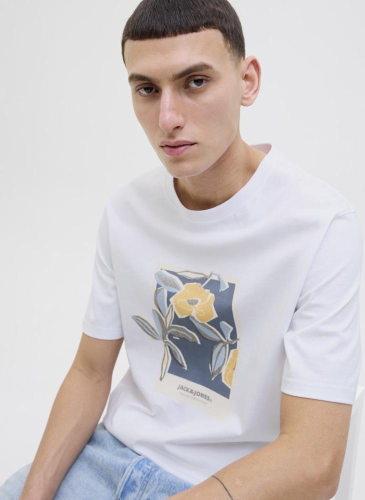 JORALMERIA FRONT TEE SS CREW NECK