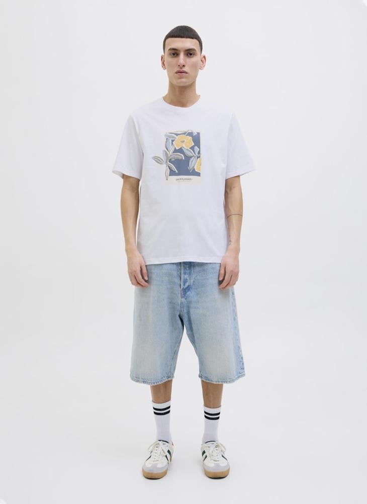 JORALMERIA FRONT TEE SS CREW NECK