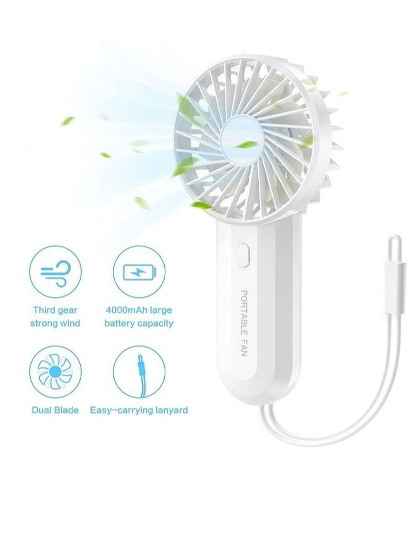 نيبمينينت تسوق  وPortable Mini Handheld Fan with Dual-Bladed Fan أونلاين في الإمارات - Image 2