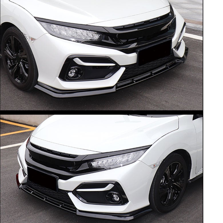 2020-2021 10Th Generation Civic Hatchback Front Shovel Civic Hatchback Size Encloses Front Lip Anti-Collision Corner Front Shovel - Image 2