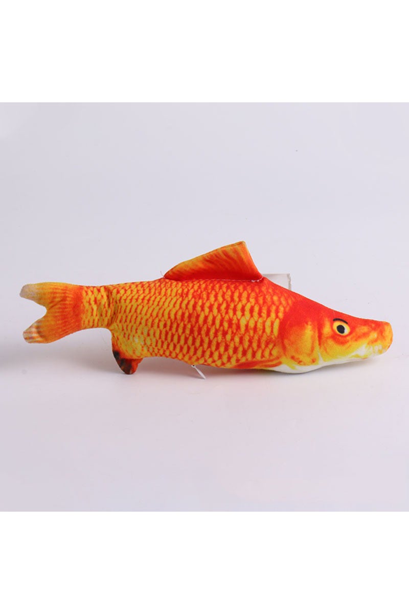erorex carp Hot sale of cat-teasing toys simulation fish tear-teasing cat chew plush toys fish cat supplies
