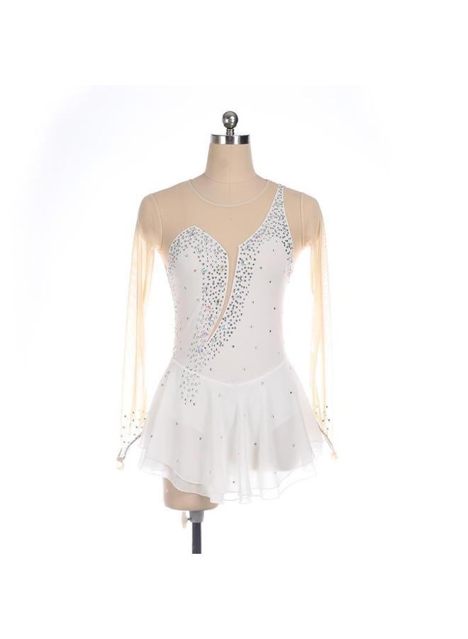 VUELO Sapphire Blue Skating Clothes Performance Clothes Children Adult Clothes Figure Skating Color Skirt Funo Girl Competition Long Sleeve - Image 3
