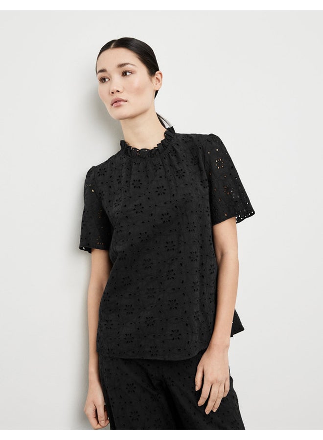 GERRY WEBER Short sleeve blouse with hole lace  - Image 2