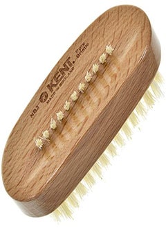 Nb3 Natural Bristle Fingernail Brush And Hand Scrub Brush For Nails. Beechwood Finger Nail Brush To Clean Nails And Nail Scrubber Brush For Hands Feet Fingernails And Toenails. Made In England