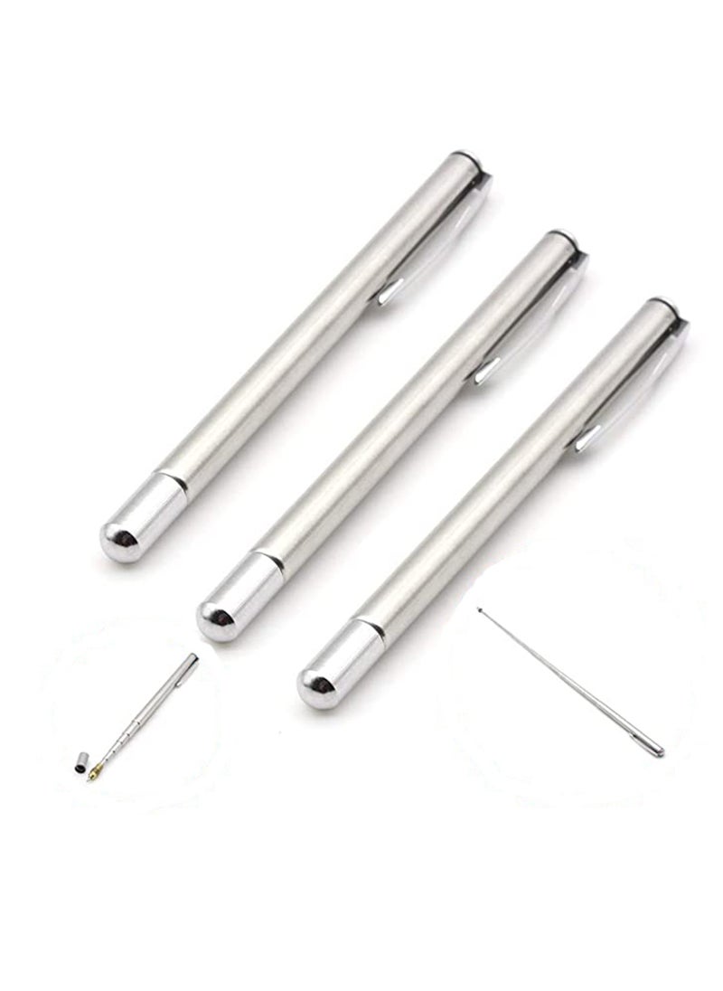 SYOSI - 2 Pack Stainless Steel Retractable Pointers, Telescopic Pointer Hand Pointer Extendable Telescopic Pointer Stick Long Teaching Pointer for Classroom Office - Image 1