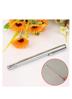 SYOSI 2 Pack Stainless Steel Retractable Pointers, Telescopic Pointer Hand Pointer Extendable Telescopic Pointer Stick Long Teaching Pointer for Classroom Office  - Image 3