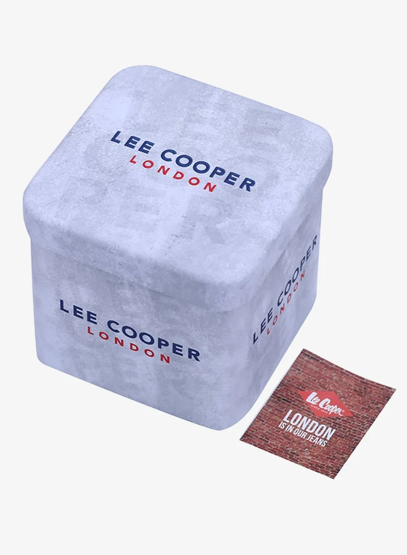 Lee Cooper Dark Blue Men's Silicone Analog Watch LC07361.391 - 45 mm for Men | Best Price UAE