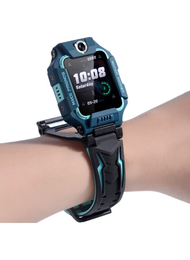 Dipple Compatible With Xiaotiancaili Smartwatch Straps, Original For Z6/Z8/Q1A/D3/Z7/Z5/Z9/D2 Children'S Watches, Silicone Wristband, Universal, Detachable [Pink] - Image 2