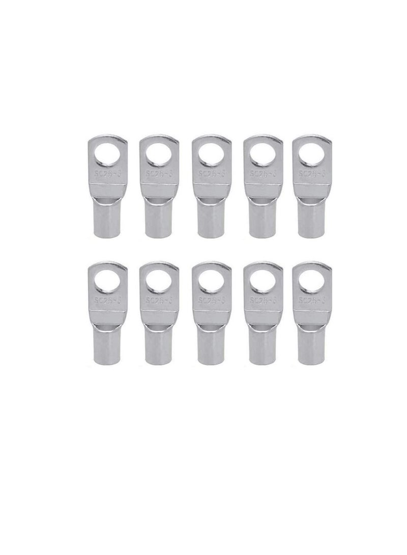 Copper Cable Lugs 10Pcs Set-Wire Terminals, Connector Cable lugs Ring Battery SC Terminals, for Marine, Solar, Automotive, Electric, Home Applications etc (Hole Size 10mm, Cable Size 35mm)  - Image 3