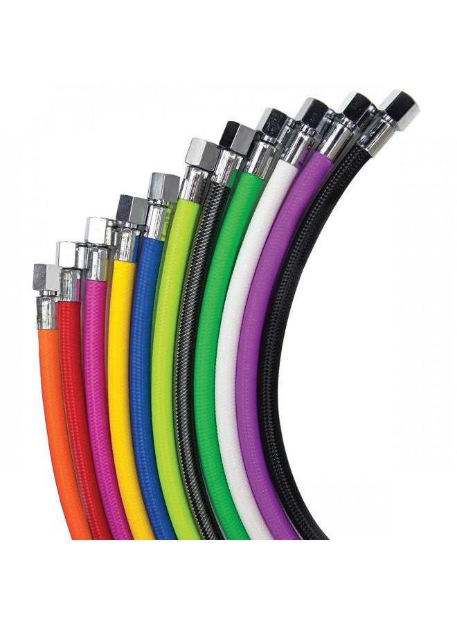 XS Scuba Miflex Low Pressure Braided Hoses - Black, 30" - Image 2