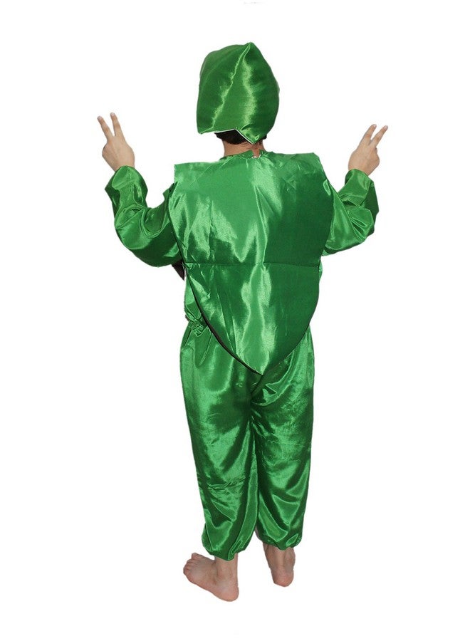 Kaku Fancy Dresses Polyester Peas Vegetables Costume -Green, 7-8 Years, for Boys & Girls - Image 5