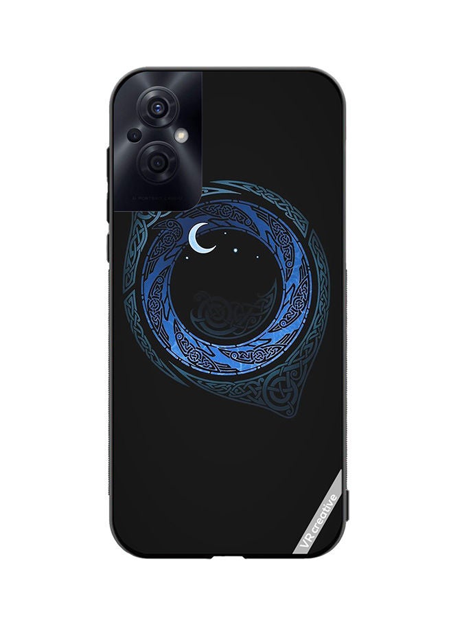 VR CREATIVE Protective Case Cover For Oppo Reno8 Z Moonlight Design Multicolour - Image 1