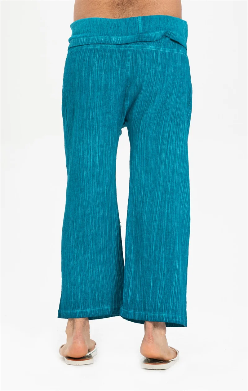 اليش شيل بيزي Men's Sile Diaper Thai Fishing Trousers Turquoise Trkz
