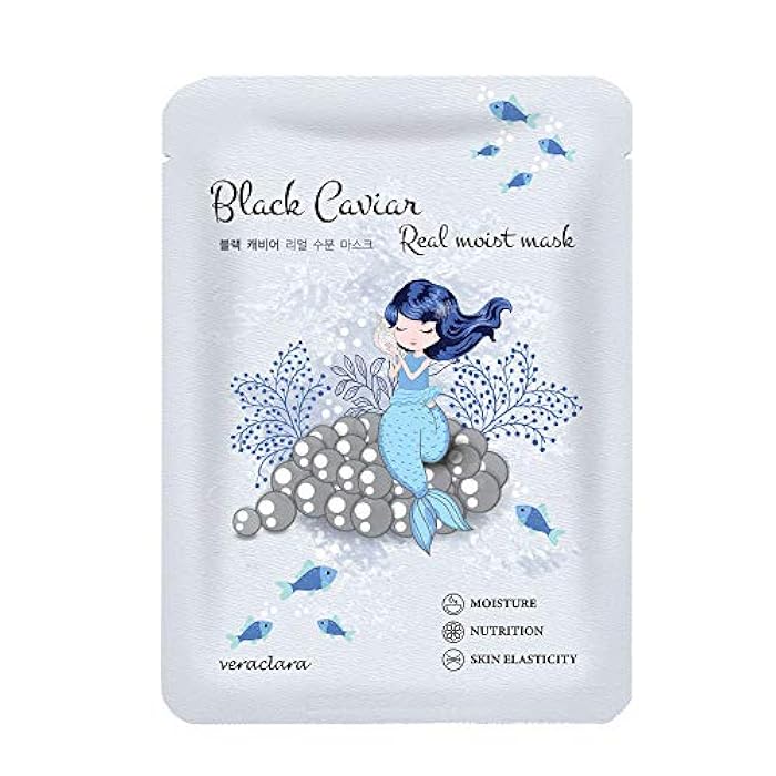 Veraclara] Facial Mask Sheet | Korean Skincare | Lighten, Moisturize, Firming Skin | Diminish Dark Spot & Circles (16REALCOMBO) - Image 2