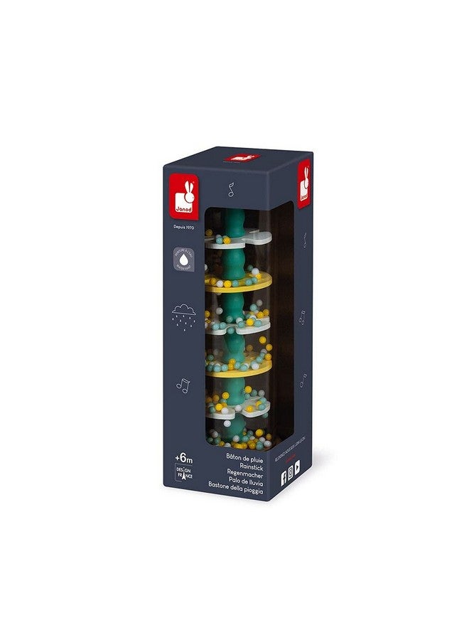 Janod - Pure Collection - Bumble Bee Rainstick My First Music Toy - Ages 6 Months+ - J05193 - Image 5