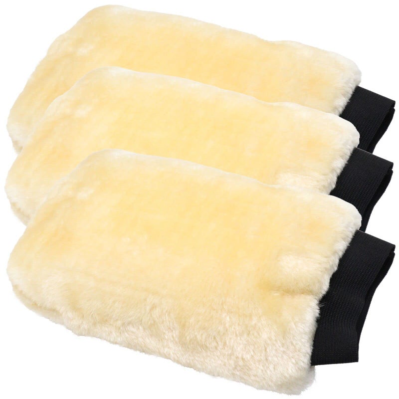 BENLIUDH Car Wash Mitt Scratch Free Microfiber Soft Wash Mitt 3 Pack