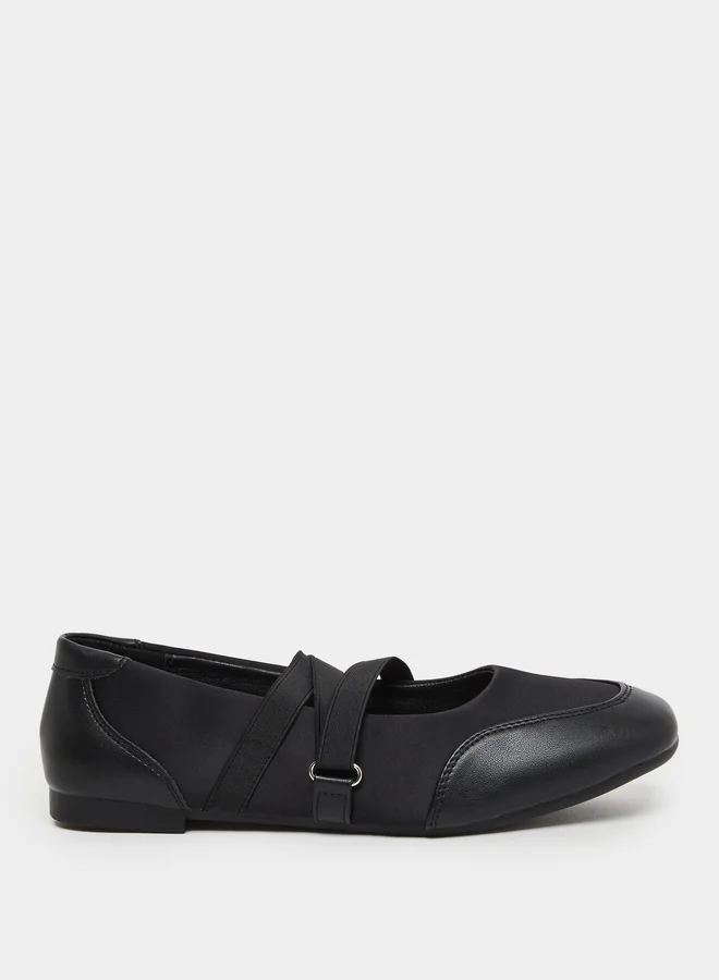 Styli Styli Women Black Strap Detail Shoes