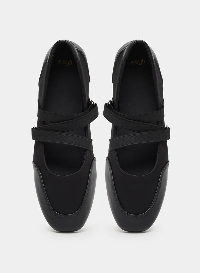Styli Styli Women Black Strap Detail Shoes