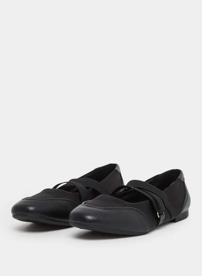 Styli Styli Women Black Strap Detail Shoes