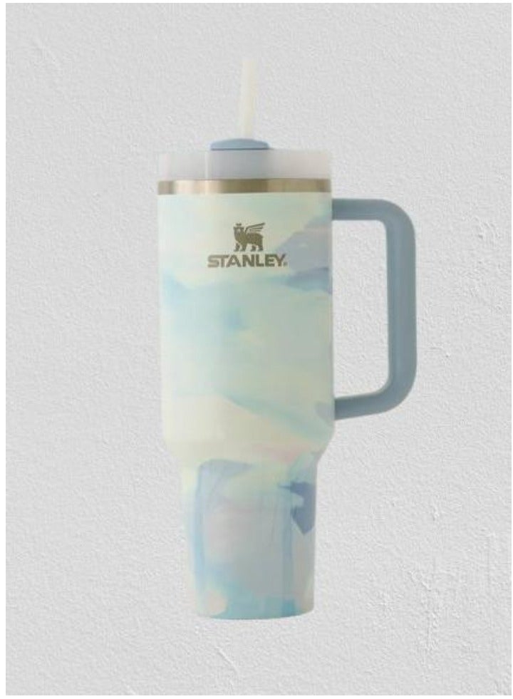 Stanley Quencher H2.0 FlowState Stainless Steel Vacuum Insulated Tumbler with Lid and Straw – 40oz – Keeps Drinks Cold or Hot for Hours – Perfect for Water, Iced Tea, Coffee, Smoothies & More – Leakproof, Durable, and Portable - Image 1