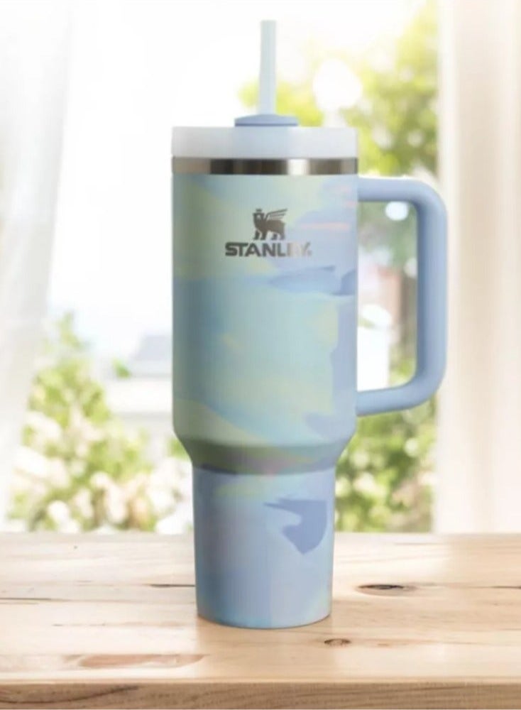 Stanley Quencher H2.0 FlowState Stainless Steel Vacuum Insulated Tumbler with Lid and Straw – 40oz – Keeps Drinks Cold or Hot for Hours – Perfect for Water, Iced Tea, Coffee, Smoothies & More – Leakproof, Durable, and Portable - Image 4