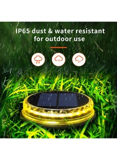 NIBEMINENT LED Solar Deck Light Warm Yellow  - Image 2